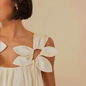 Farm Rio BNWT White Floral Maxi Dress